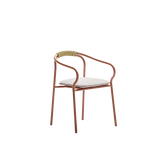 Salo chair frame Terracotta incl zit kussen Nuvola
