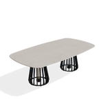 Furniz low dining - Oval blad - 220 x 120 cm