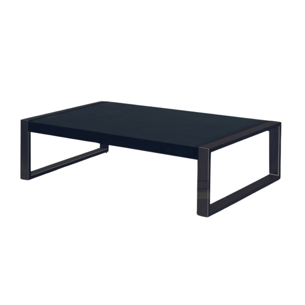 Lounge Piecera 130 footrest zwart/zwart