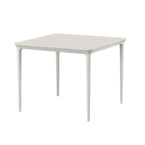 Bellmonde dining table S 95 x 95 frame lipari, top mineral gray
