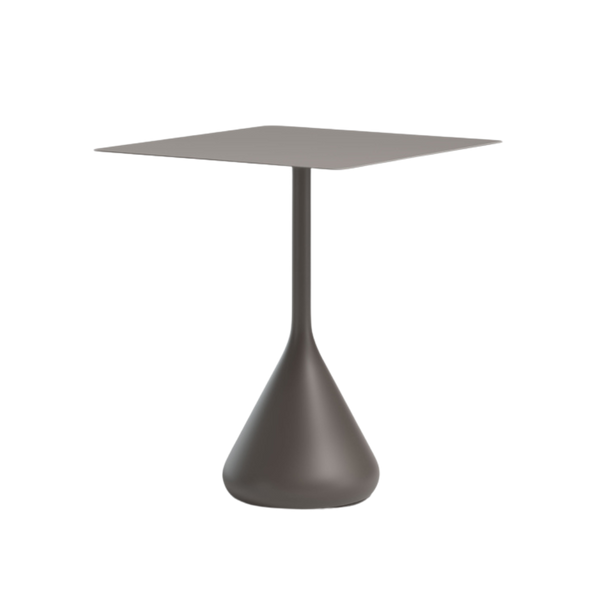 Satellite counter height table 80x 80 cm black pepper
