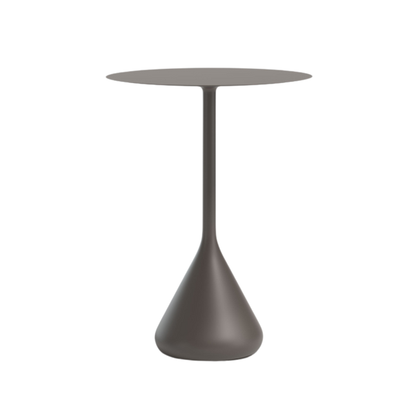 Satellite bar table  80 cm rond. Black pepper