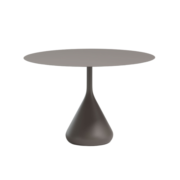 Satellite dining table  115 cm rond. Black pepper
