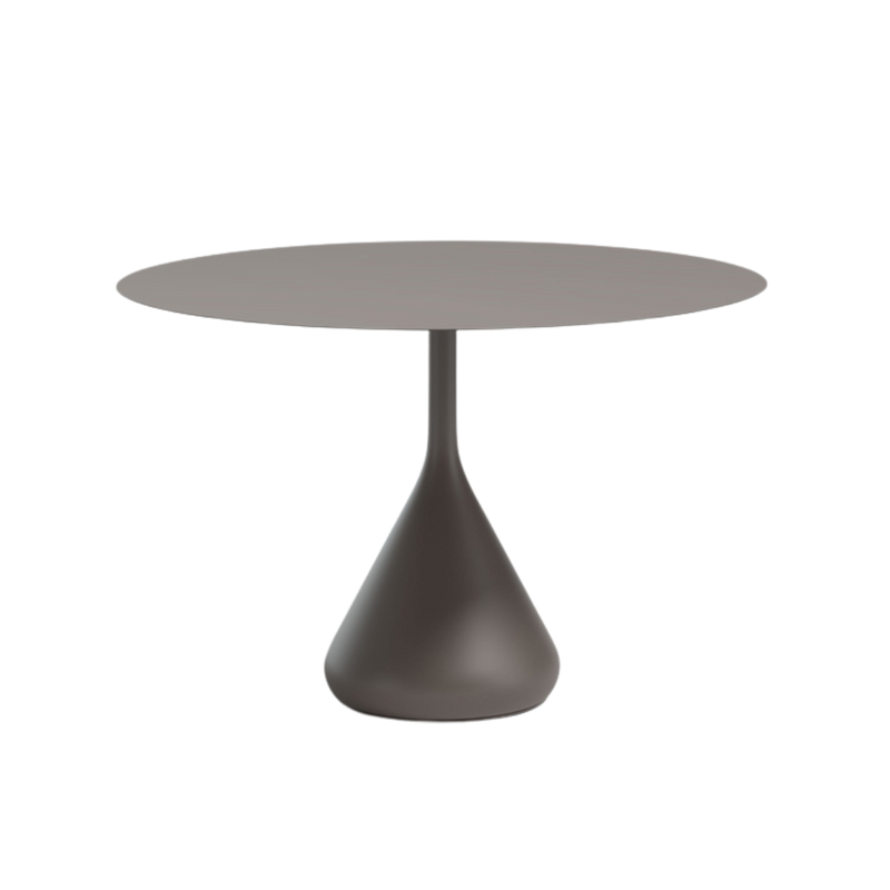 Satellite dining table  115 cm rond. Black pepper