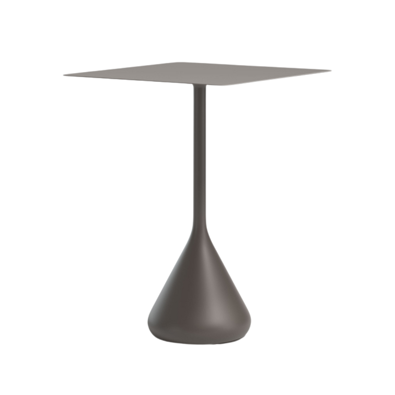 Satellite bar table  80x80cm. Black pepper