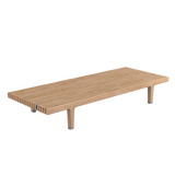 Sealine teak coffee table 174x69cm