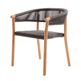 Marcella dining chair, incl. seat&back cushion Ash
