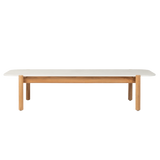 Oda coffee table 129x53cm, Portland ceramic top