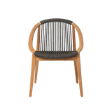 Frida dining chair, untreated teak