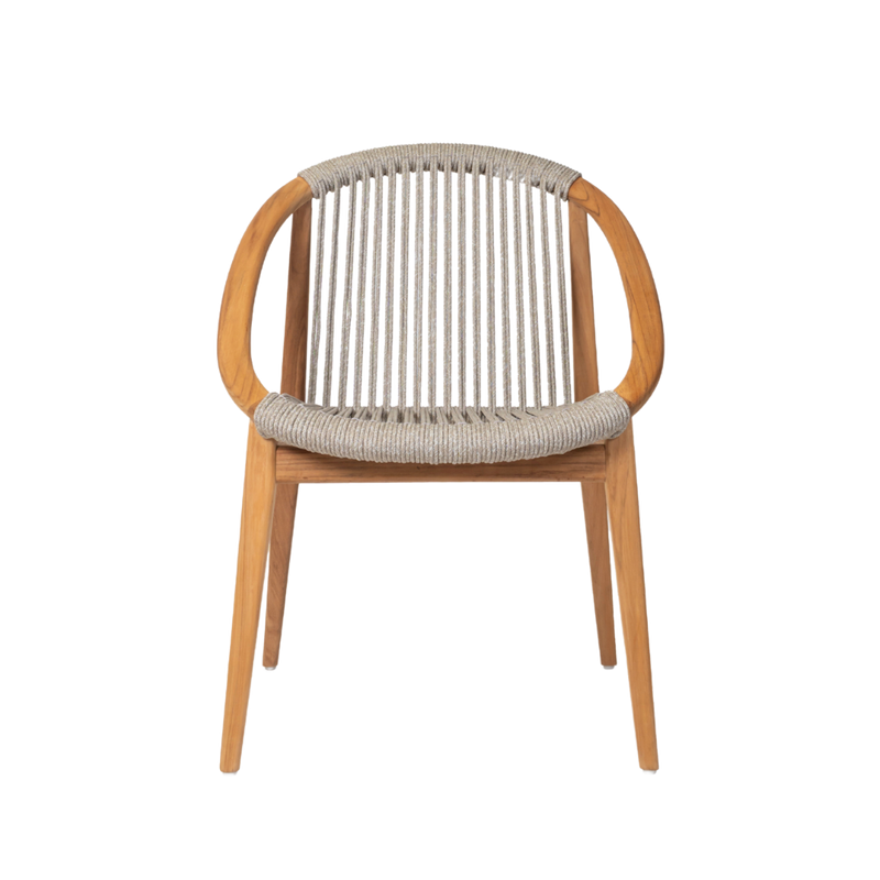 Frida dining chair, untreated teak