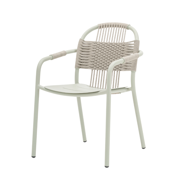 Cleo dining chair Sage green/Misty dots, excl. Kussen