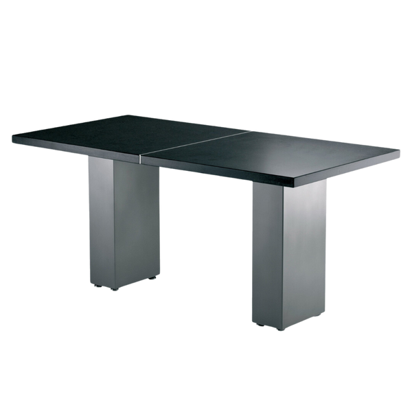 Doble tafel arduin met frame rvs