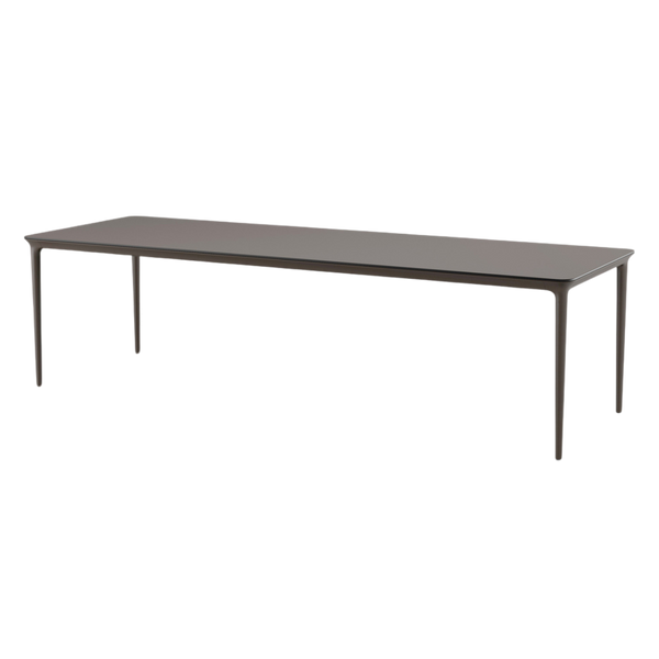 Bellmonde dining table XL 280 x 95 frame black pepper top ebony