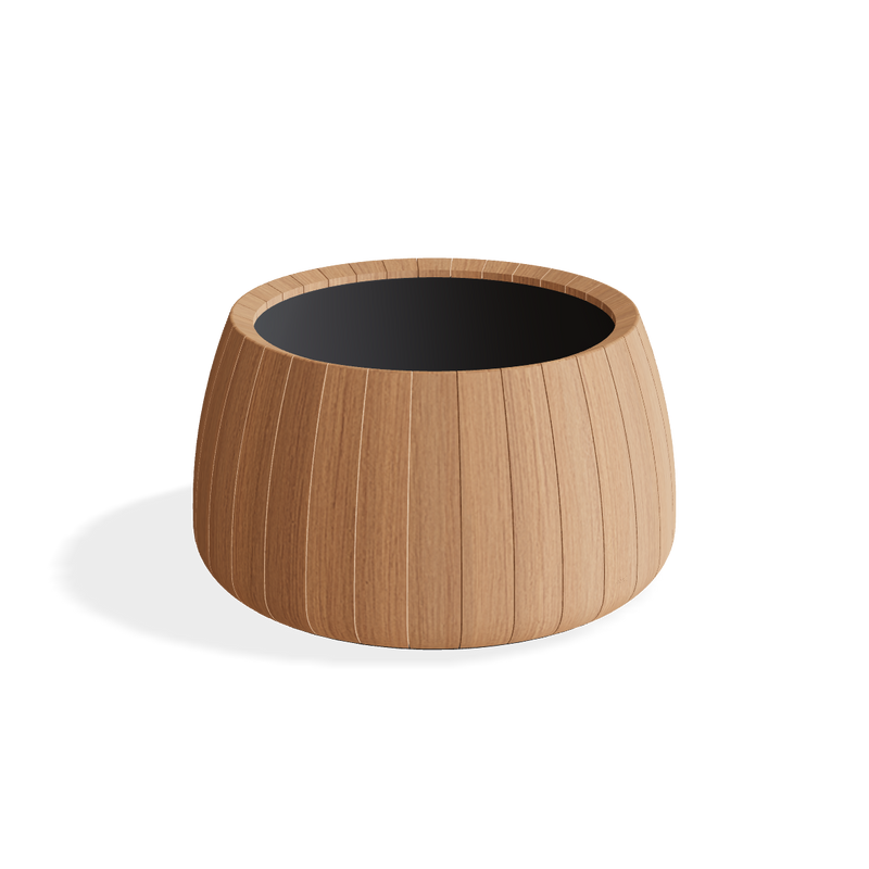 Bariq plantebak teak rond 90 cm