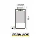 Royal_Botania-Dome-tafellamp-small-zwart-met-rookglas