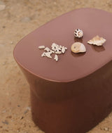 Egadi Low Stool Terracotta