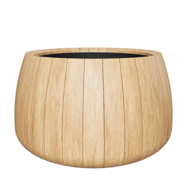 Bariq plantebak teak rond 90 cm