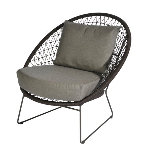 Nora lage fauteuil - espresso