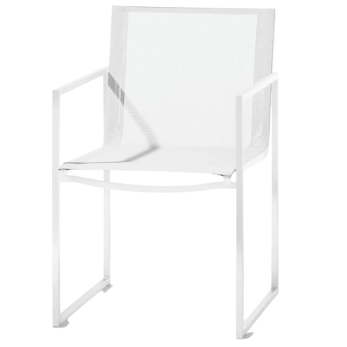 Latona chair white + textiles white