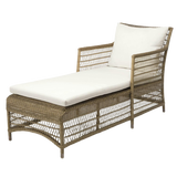 Malibu chaise longue camel