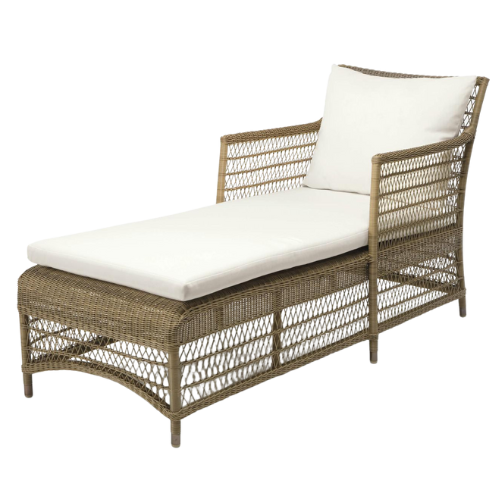 Malibu chaise longue camel