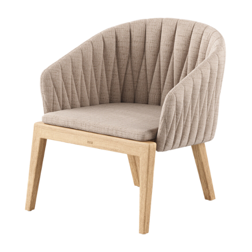 Calypso low chair - met gecoated frame