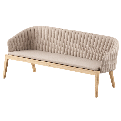 Calypso bench 175 - teak met gecoated frame