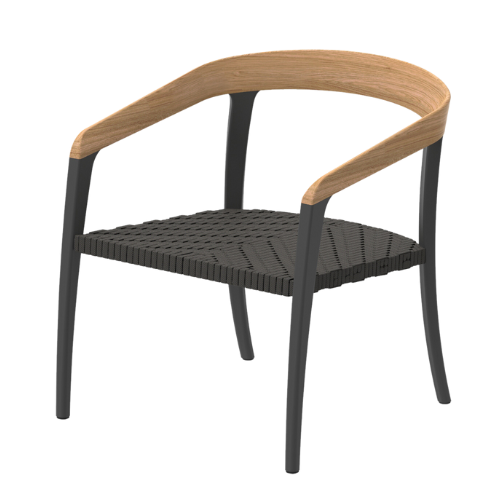 Jive relax chair - aluminium frame antracite/olefin fiber