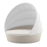 Orbit XXL loveseat met kap white