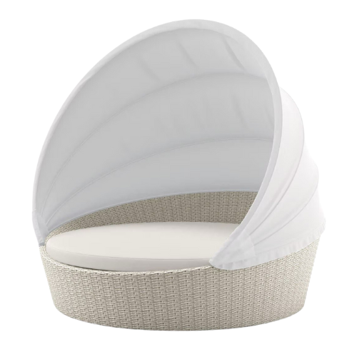 Orbit XXL loveseat met kap white