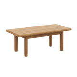 Tibbo coffee table S teak 92 x 46