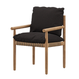 Tibbo armchair teak/vulcano matte