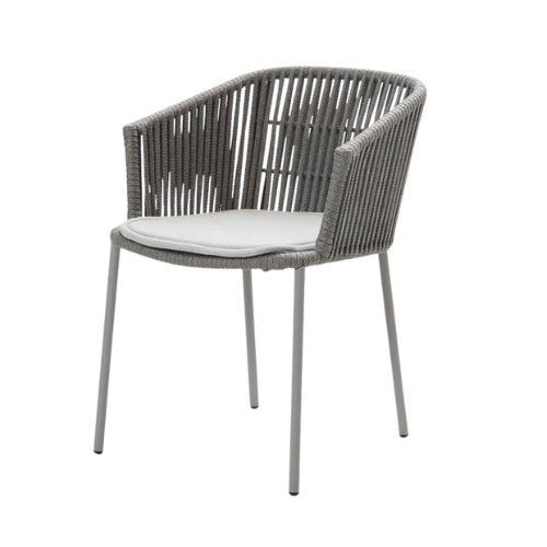 Moments dining chair stapelbaar, grey