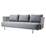Moments 3 seater sofa, incl. kussens grey