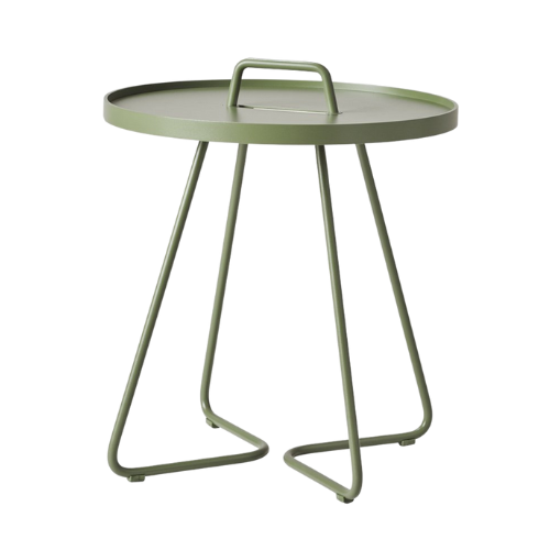 On the Move side table small - Olive Green