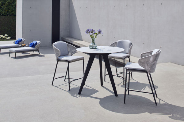Manutti Radoc Counter Height Stool with back - Showroommodel