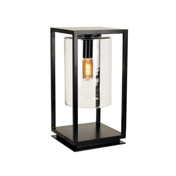 Royal Botania Dome Gate tuinlamp 65x30 cm, zwart/helderglas