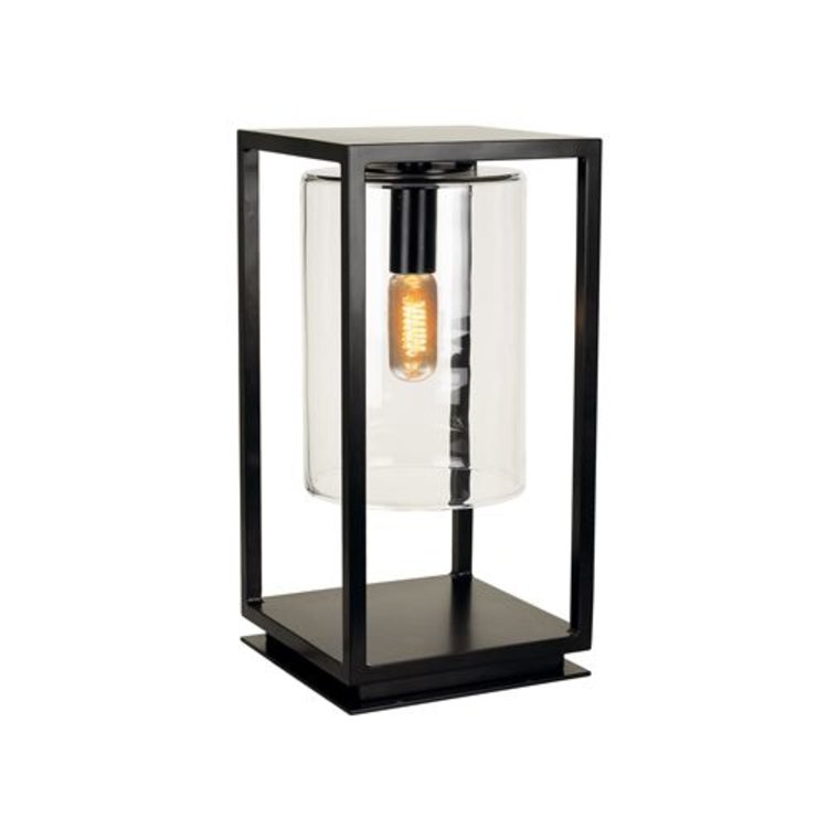 Royal Botania Dome Gate tuinlamp 65x30 cm, zwart/helderglas