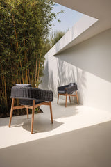 Gloster Wrap dining chair - Umber