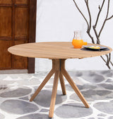 Carmen ronde tafel teak 150cm.