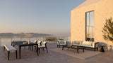 Sunrise dining table teak scuro, 285 x 110cm, 76cm hoog