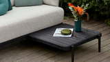 Flows medium coffee table teak nero/black PCA