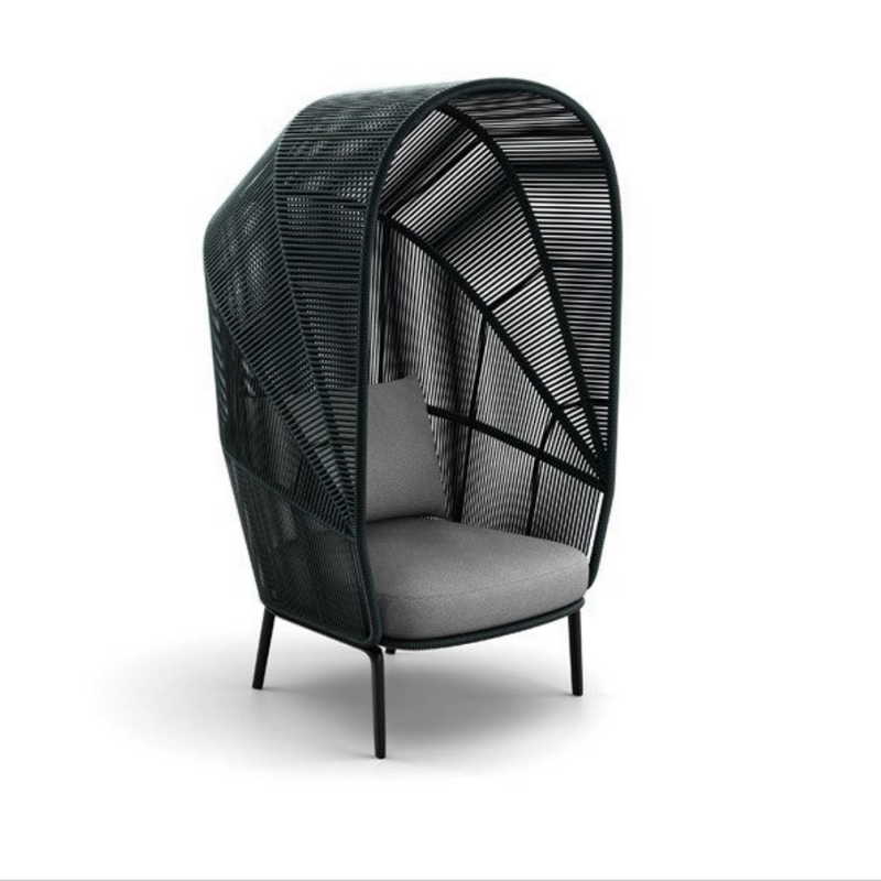 Rilly Cocoon chair teal touch