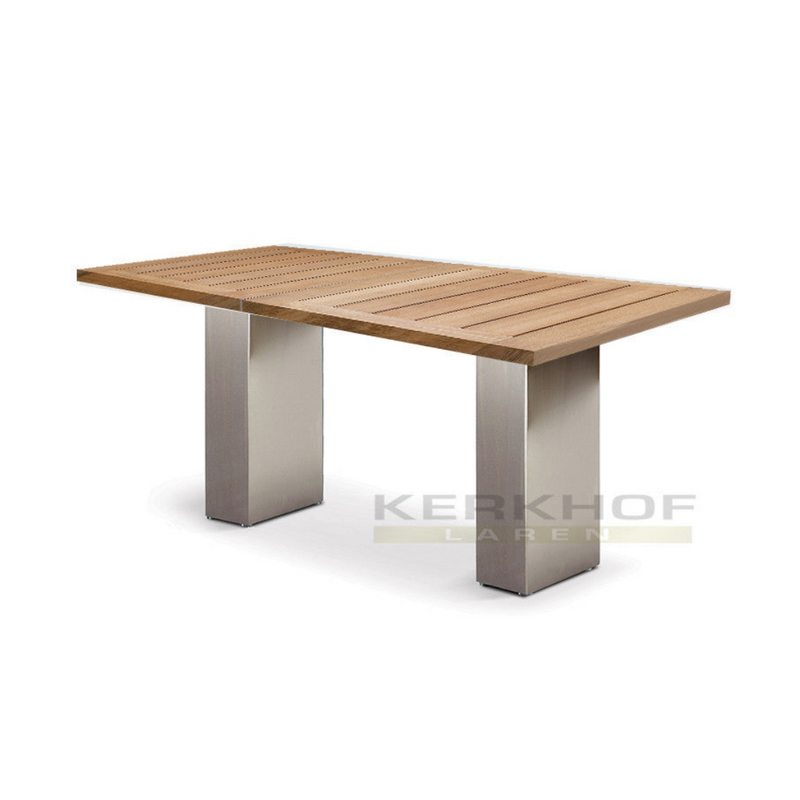 Doble tafel 160 x 80 teak