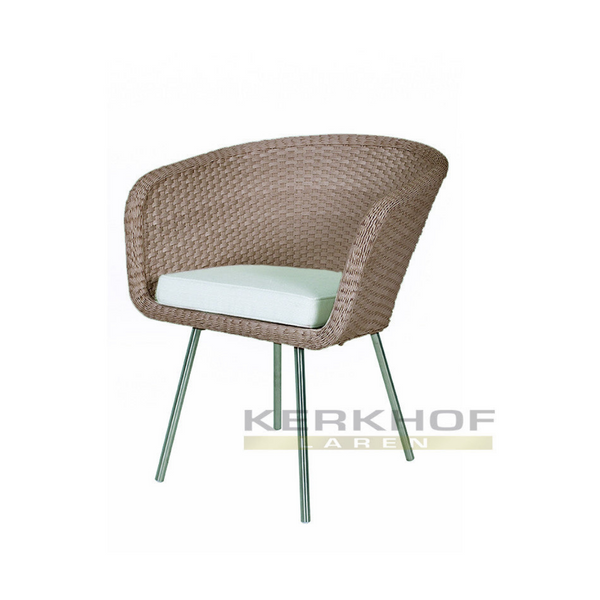 Shell chair cendre