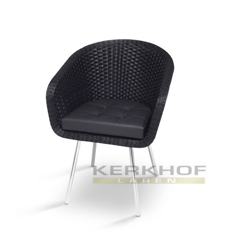 Shell chair zwart
