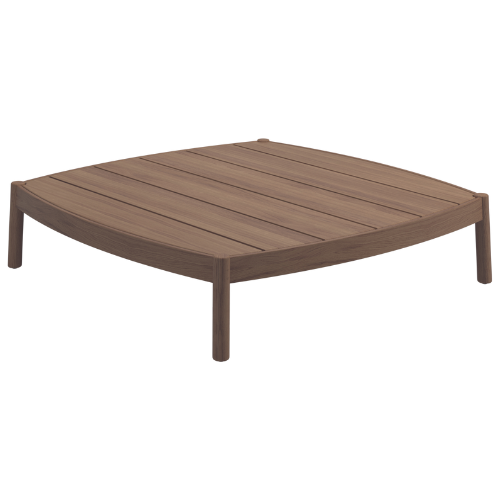 Haven low coffee table Teak top