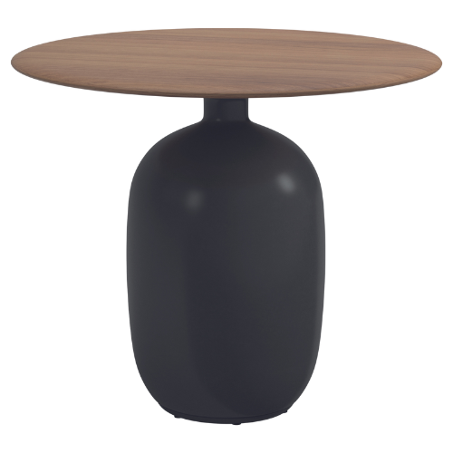 Kasha dining table, 90 cm round, Iron ceramic base