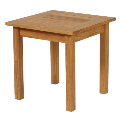 Colchester koffietafel hoog 54x54x54 cm. teak