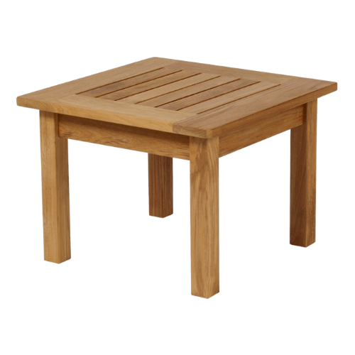 Colchester koffietafel laag 54x54x40 cm. teak